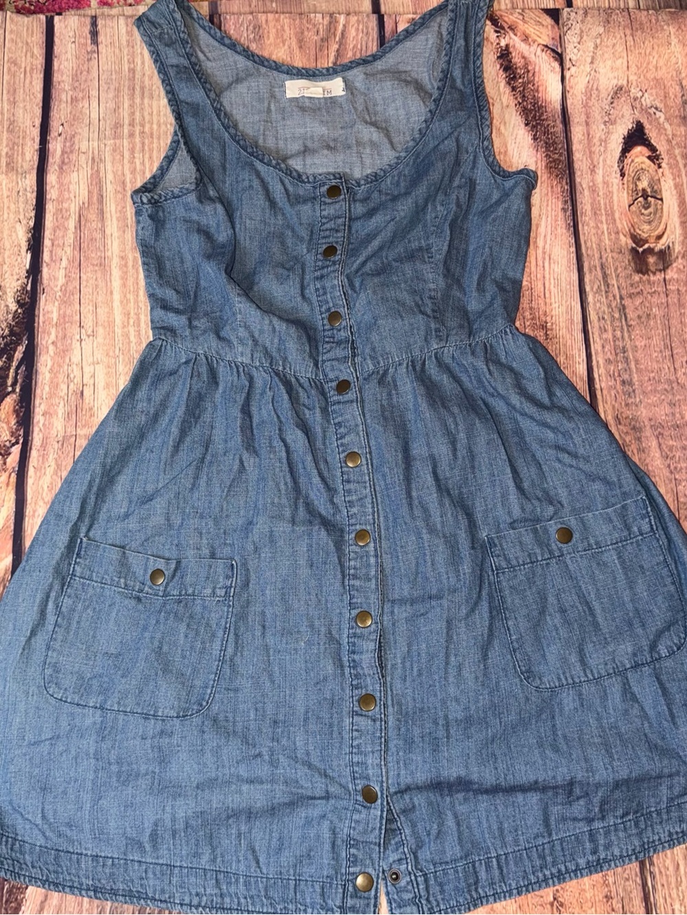 Women’s Denim Button-Front Dress - Size Small